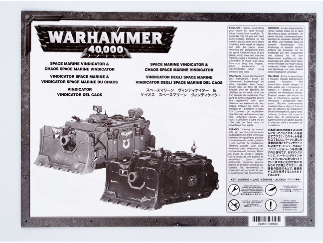 Games Workshop Warhammer Chaos Space Marines: Chaos Vindicator