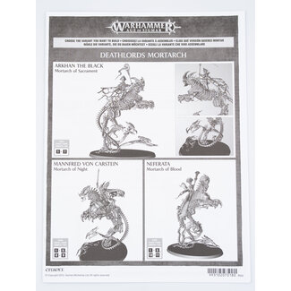 Games Workshop Soulblight Gravelords: Arkhan the Black / Mannfred / Neferata / Mortarch