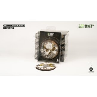 Gamers Grass Winter - Round 90mm - Battle Ready (1)