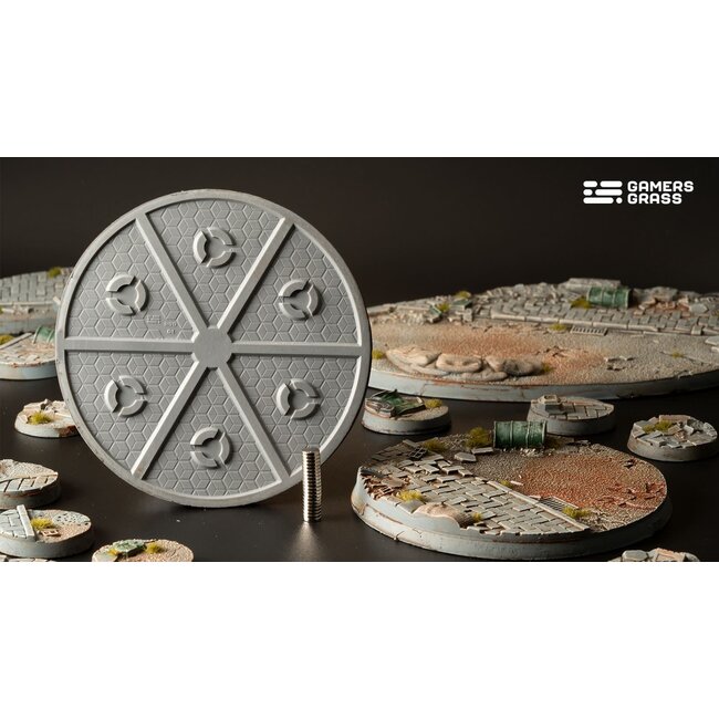 Gamers Grass GamersGrass: Bases - Urban Warfare - Round 90mm - Battle Ready (1)