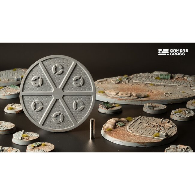 Gamers Grass GamersGrass: Bases - Urban Warfare - Round 80mm - Battle Ready (1)