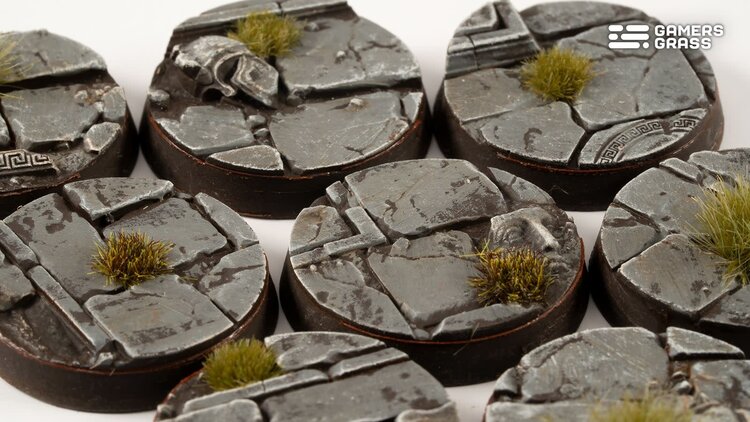 Gamers Grass GamersGrass: Bases - Temple - Round 28mm - Battle Ready (8)