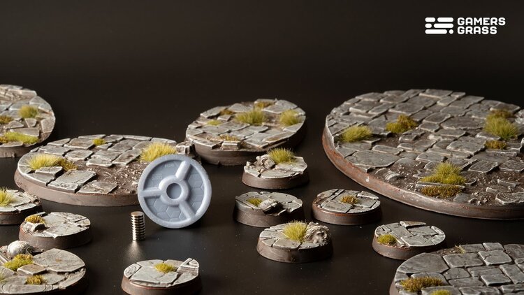 Gamers Grass GamersGrass: Bases - Temple - Round 28mm - Battle Ready (8)