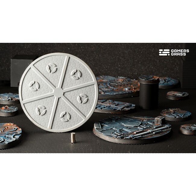 Gamers Grass GamersGrass: Bases - Spaceship Corridor - Round 90mm - Battle Ready (1)
