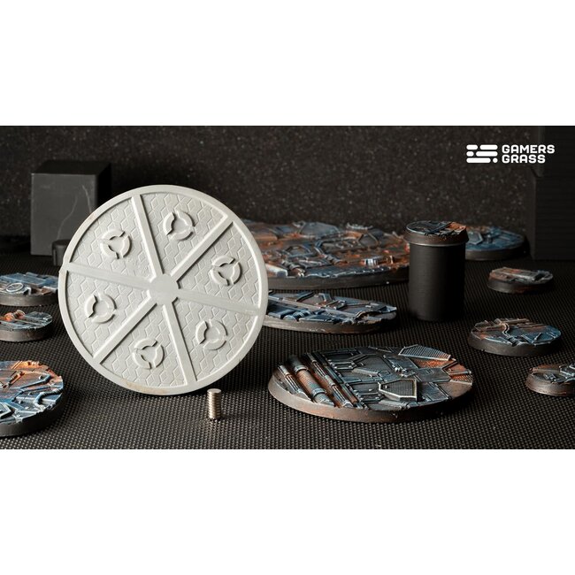 Gamers Grass GamersGrass: Bases - Spaceship Corridor - Round 80mm - Battle Ready (1)