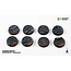Gamers Grass GamersGrass: Bases - Spaceship Corridor - Round 28mm - Battle Ready (8)