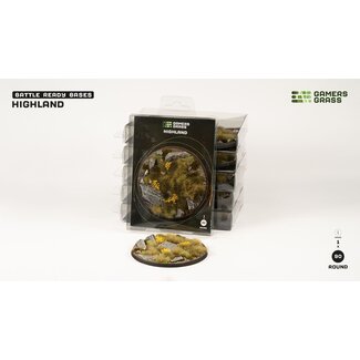 Gamers Grass Highland - Round 90mm - Battle Ready (1)