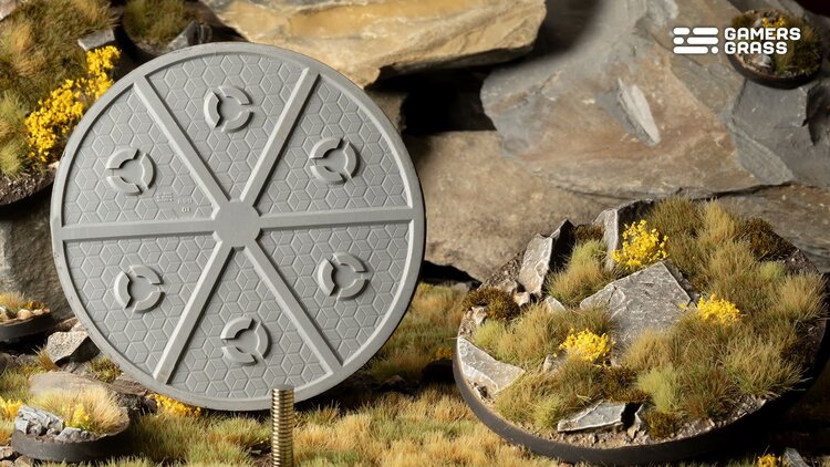 Gamers Grass GamersGrass: Bases - Highland - Round 90mm - Battle Ready (1)