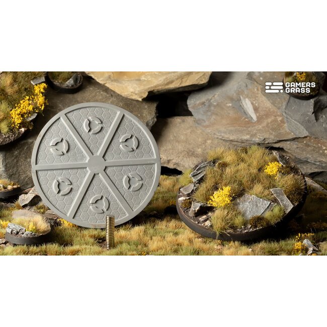 Gamers Grass GamersGrass: Bases - Highland - Round 80mm - Battle Ready (1)
