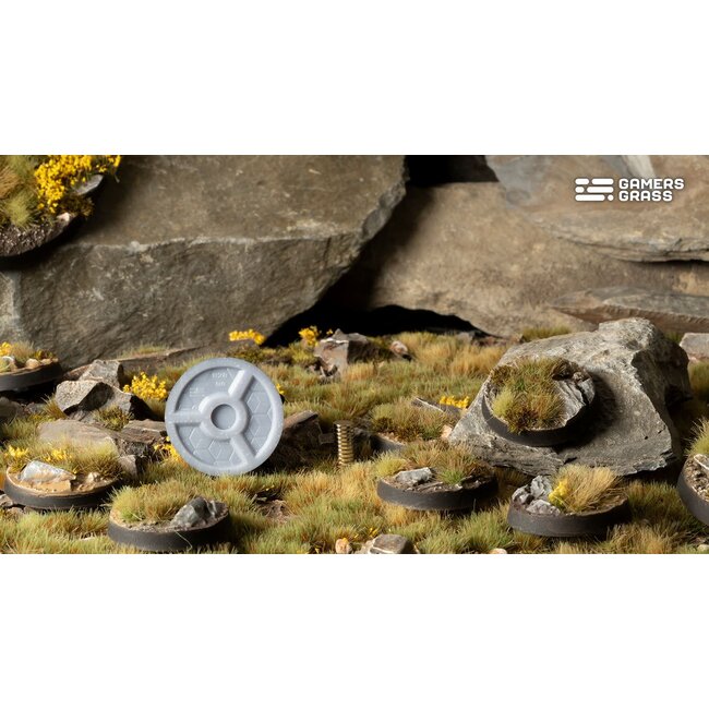 Gamers Grass GamersGrass: Bases - Highland - Round 28mm - Battle Ready (8)