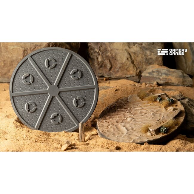 Gamers Grass GamersGrass: Bases - Deserts of Maahl - Round 90mm - Battle Ready (1)