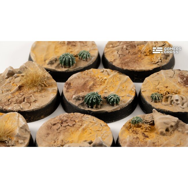 Gamers Grass GamersGrass: Bases - Deserts of Maahl - Round 28mm - Battle Ready (8)