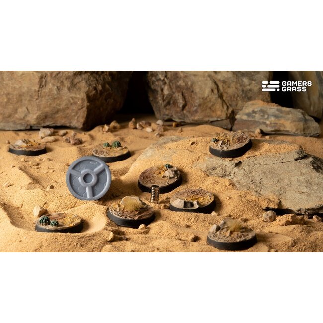 Gamers Grass GamersGrass: Bases - Deserts of Maahl - Round 28mm - Battle Ready (8)