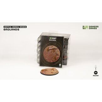 Gamers Grass Badlands - Round 80mm - Battle Ready (1)