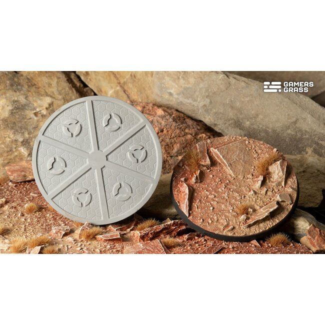Gamers Grass GamersGrass: Bases - Badlands - Round 80mm - Battle Ready (1)