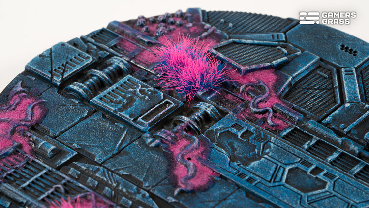 Gamers Grass GamersGrass: Bases - Alien Infestation - Round 90mm - Battle Ready (1)