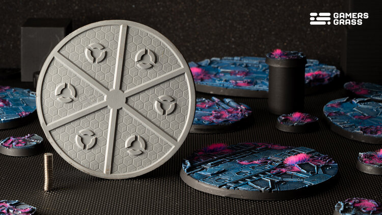 Gamers Grass GamersGrass: Bases - Alien Infestation - Round 90mm - Battle Ready (1)