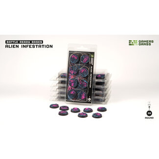 Gamers Grass Alien Infestation - Round 28mm - Battle Ready (8)