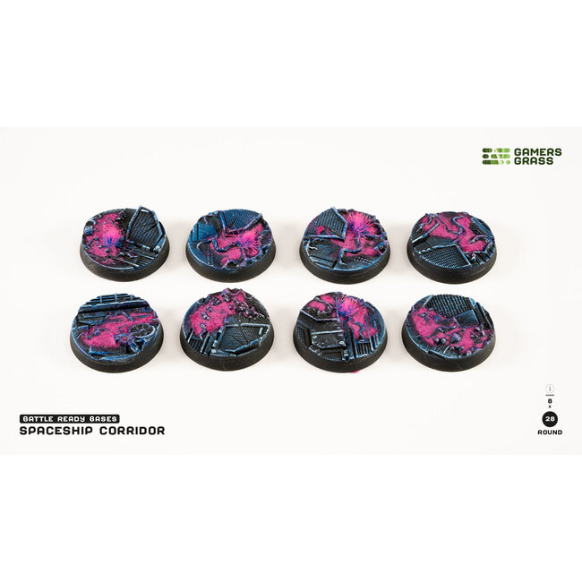 Gamers Grass GamersGrass: Bases - Alien Infestation - Round 28mm - Battle Ready (8)