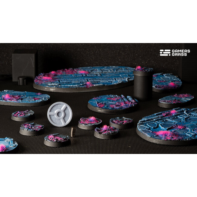 Gamers Grass GamersGrass: Bases - Alien Infestation - Round 28mm - Battle Ready (8)