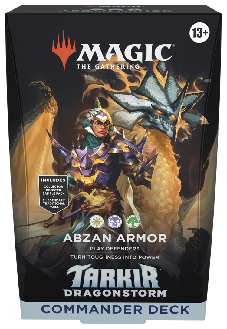 Magic: The Gathering Wizards of the Coast - Magic: The Gathering - Tarkir - Dragonstorm: Commander Deck Abzan Armor (en)