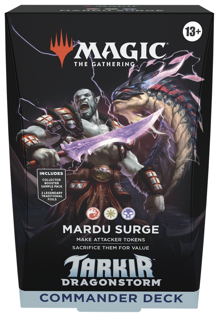 Magic: The Gathering Wizards of the Coast - Magic: The Gathering - Tarkir - Dragonstorm: Commander Deck Mardu Surge (en)