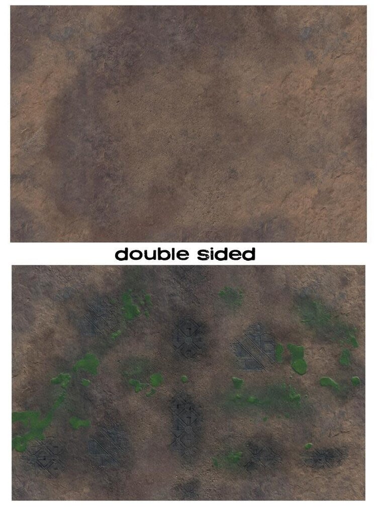 Gamemat Gamemat: Badlands and Toxic Badlands (48"x72")