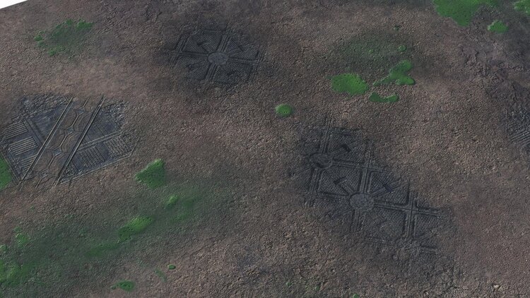 Gamemat Gamemat: Badlands and Toxic Badlands (48"x72")