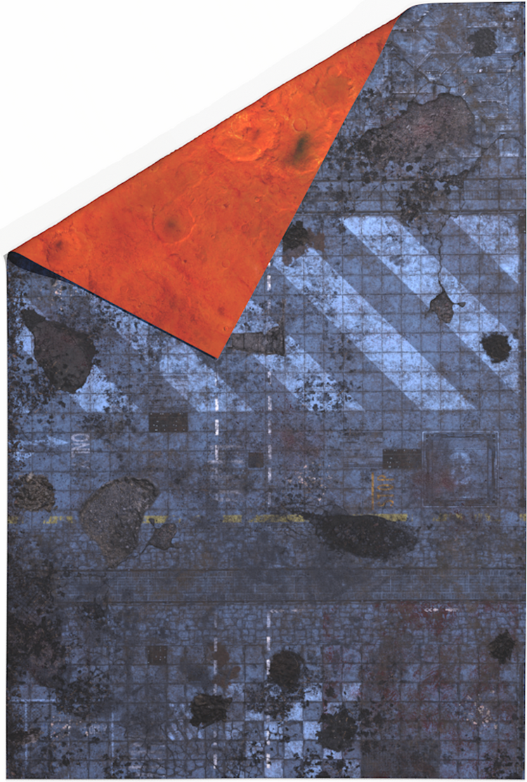 Gamemat Gamemat: Cyberpunk and Mars (48"x72")