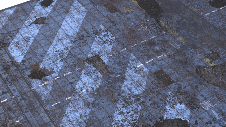 Gamemat Gamemat: Cyberpunk and Mars (48"x72")