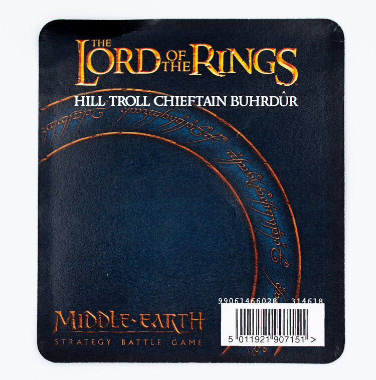 Games Workshop Warhammer Games Workshop - Middle-Earth: Hill Troll Chieftain Buhrdur