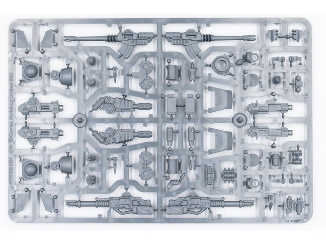 Games Workshop Warhammer Legiones Astartes: Contemptor Dreadnought - Weapons Frame 1