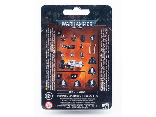 Games Workshop Warhammer Space Marines: Iron Hands - Primaris Upgrades & Transfers