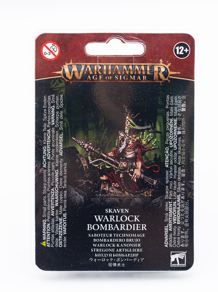 Games Workshop Warhammer Warhammer Age of Sigmar - Skaven: Warlock Bombardier