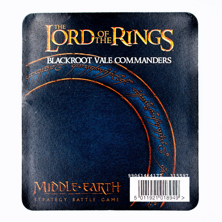 Games Workshop Warhammer Games Workshop - Middle-Earth: Blackroot Vale Commanders