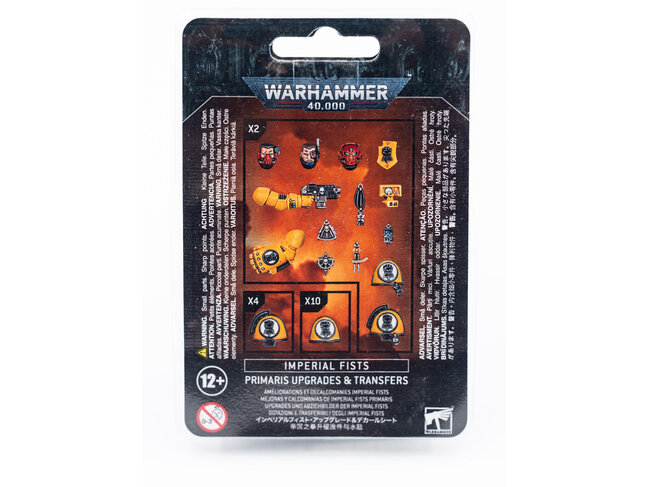 Games Workshop Warhammer Space Marines: Imperial Fists - Primaris Upgrade & Transfers