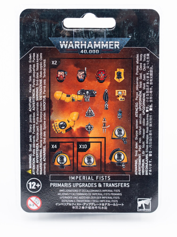 Games Workshop Warhammer Warhammer 40000 - Space Marines: Imperial Fists Primaris Upgrade & Transfers