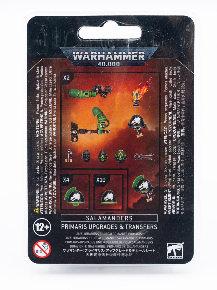 Games Workshop Warhammer Warhammer 40000 - Space Marines: Salamanders Primaris Upgrades & Transfers