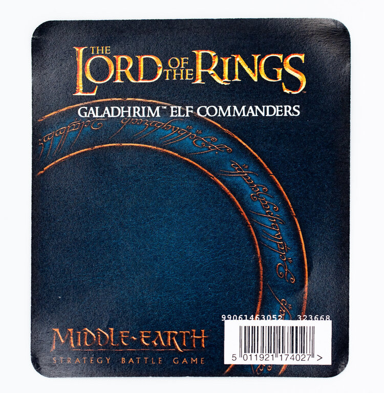 Games Workshop Warhammer Games Workshop - Middle-Earth: Galadhrim Elf Commanders