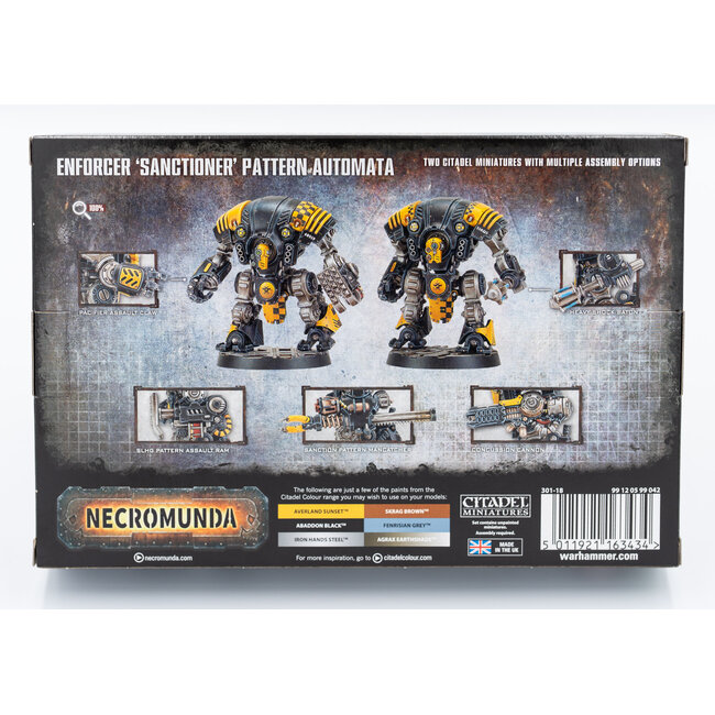 Games Workshop Games Workshop - Warhammer - Necromunda: Enforcer Sanctioner Pattern Automata