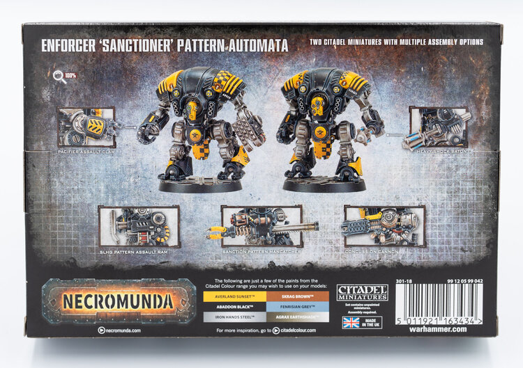Games Workshop Warhammer Games Workshop - Warhammer - Necromunda: Enforcer Sanctioner Pattern Automata
