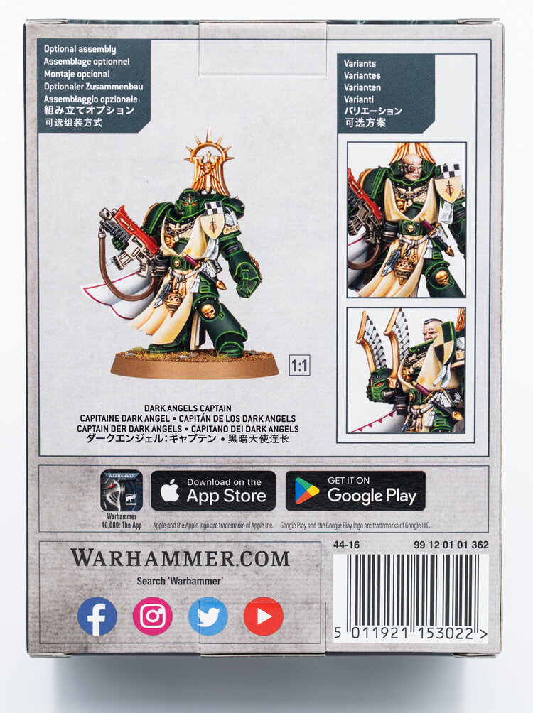 Games Workshop Warhammer Warhammer 40000: Dark Angels Master Lazarus