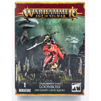 Games Workshop Gloomspite Gitz: Loonboss on Giant Cave Squig