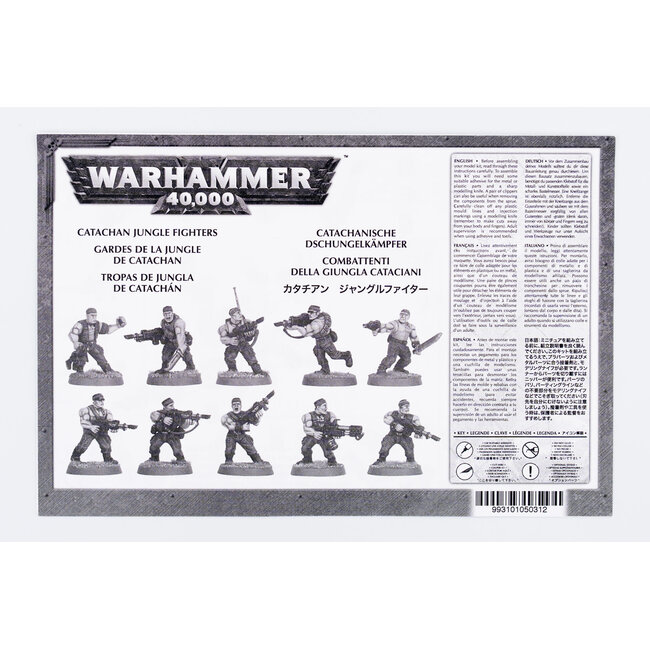 Games Workshop Warhammer 40000 - Astra Militarum: Catachan Jungle Fighters