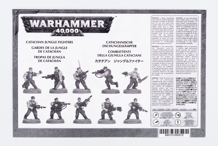 Games Workshop Warhammer Warhammer 40000 - Astra Militarum: Catachan Jungle Fighters