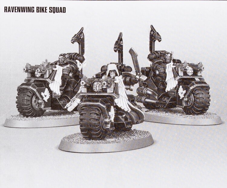 Games Workshop Warhammer Warhammer 40000 - Dark Angels: Ravenwing Bike Squad