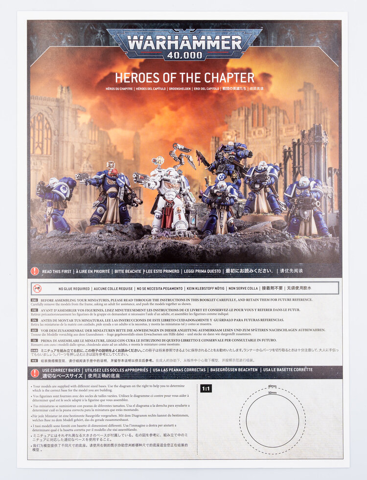 Games Workshop Warhammer Warhammer 40000 - Space Marines: Heroes of the Chapter