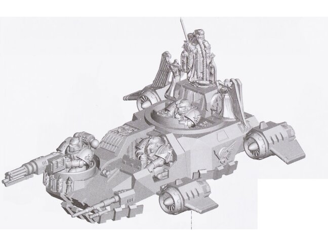 Games Workshop Warhammer Dark Angels: Land Speeder Vengance / Ravenwing Darkshroud