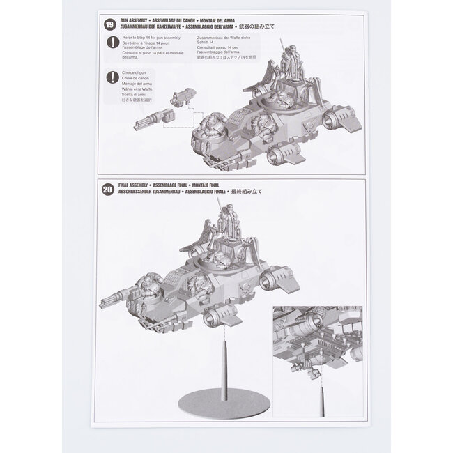 Games Workshop Warhammer Warhammer 40000 - Dark Angels: Land Speeder Vengance / Ravenwing Darkshroud