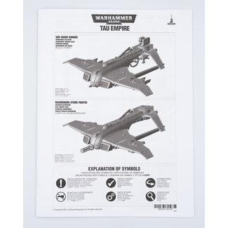 Games Workshop Tau Empire: AX39 Sun Shark Bomber / Razorshark Strike Fighter